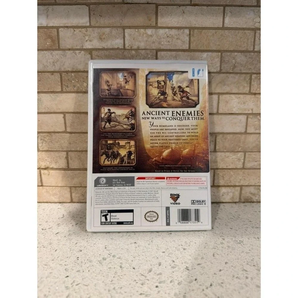 Prince of‎ Persia Rival Swords Wii Game Nintendo Action Adventure